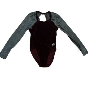 Gk long sleeve gymnastics velvet leotard